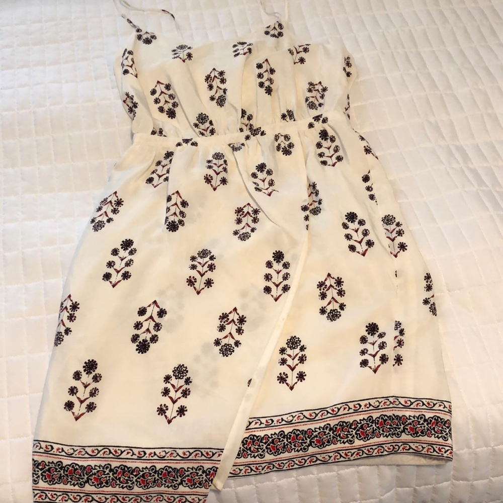 Silk dress from Madewell